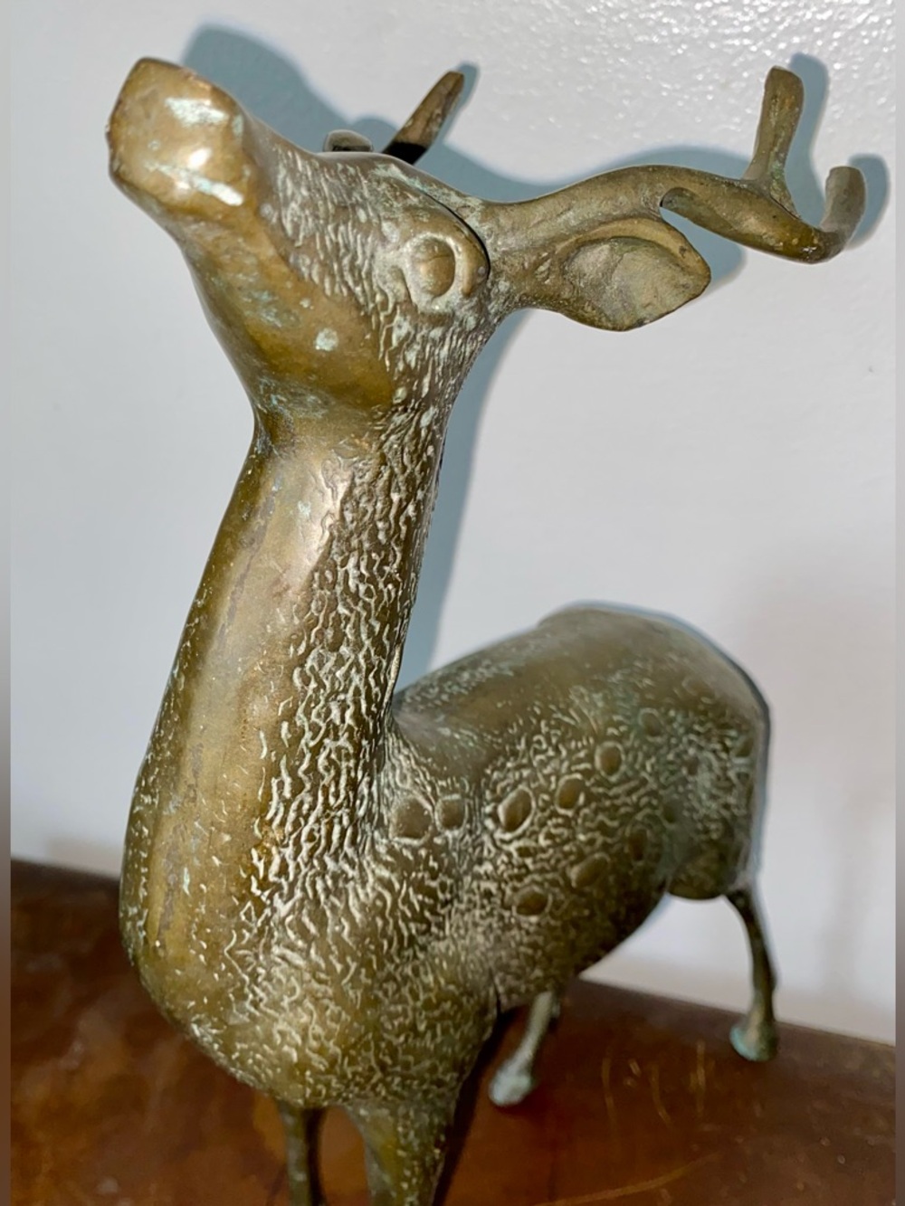 1960-1970s Brass Deer Sculpture - Pair very heavy. - Picture 5 of 6